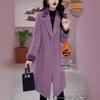 2026 Winter Elegant Slim Fit Cotton-Padded Woolen Coat - Versatile, Age-Reducing, Mid-Length Jacket