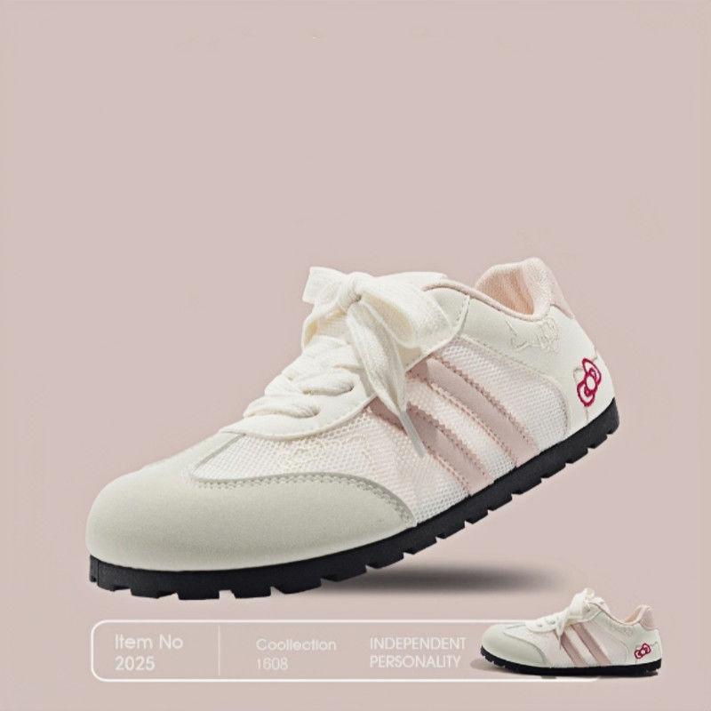 Mesh breathable German training shoes women's 2025 new summer thin student versatile soft sole fashion casual board shoes