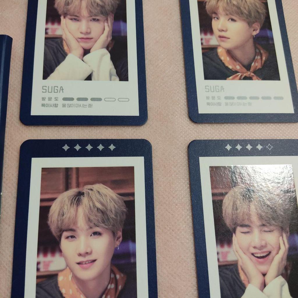 [USED] SUGA Guestbook Card MAGIC SHOP BTS