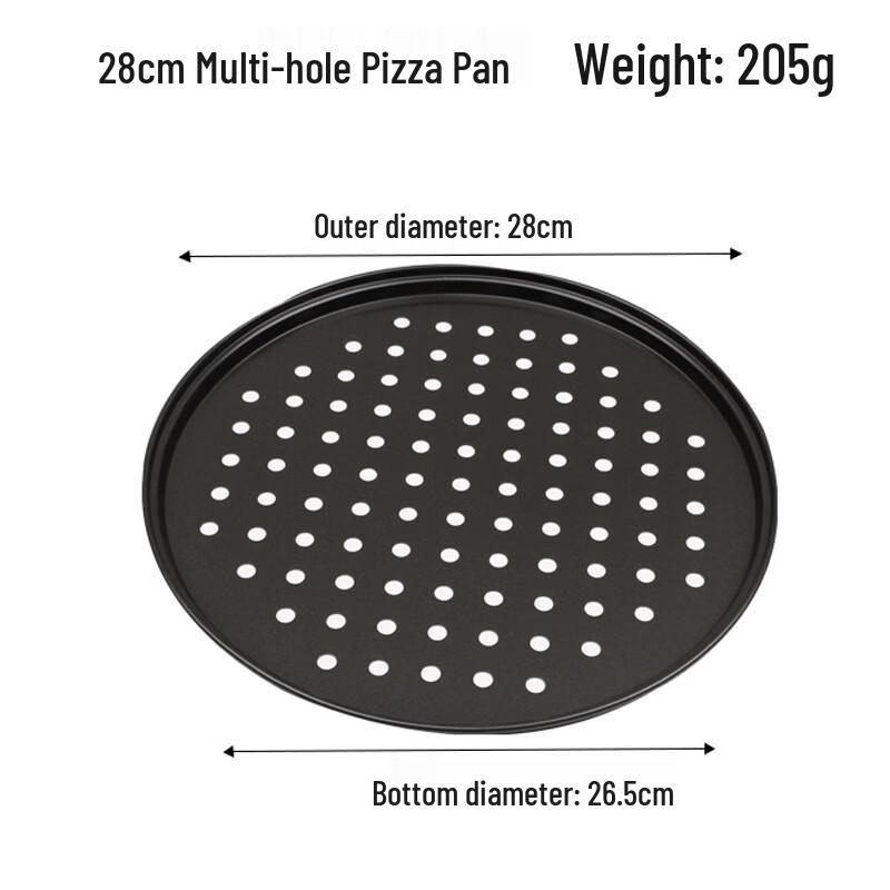 Perforated Non-stick Pizza Pan Set, 28cm
