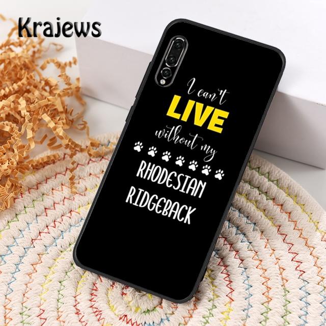 Krajews Rhodesian Ridgeback Dog Phone Case Cover For iPhone 17 Air 16 15 14 Plus 11 Pro Max 13 Pro Max 12 Max Coque