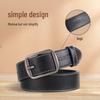 Women's Fashion Alloy Buckle Leather Belt - Versatile Jeans Waistband In Black & Brown