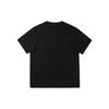 Comfortable Logo Letter Print Round Neck Pullover Short Sleeve T-Shirt Men Tops Black LMT0081194LE00FK11000