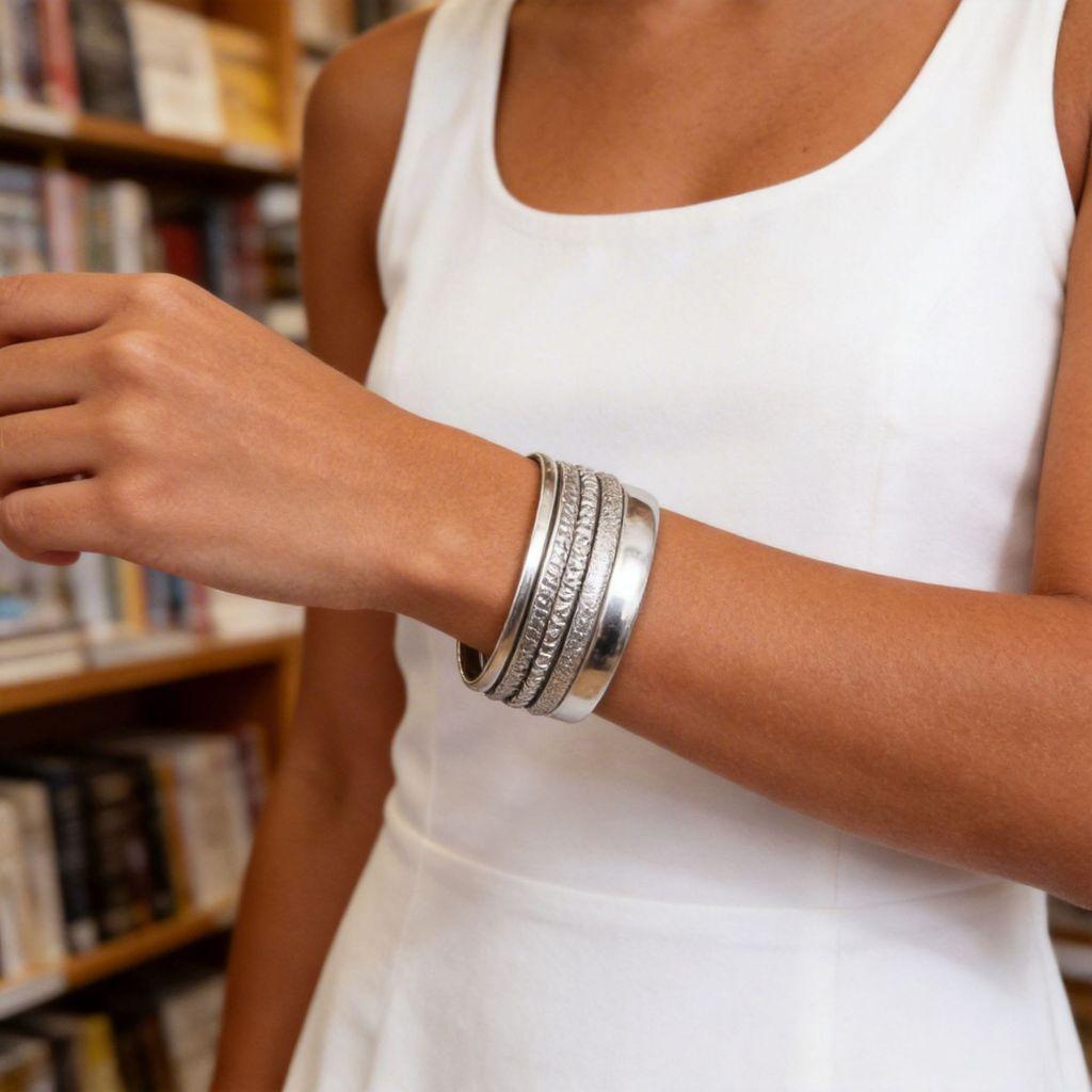 Geometric Alloy Chain Bracelets Set For Women With Electroplated Finish Perfect For Travel Gift