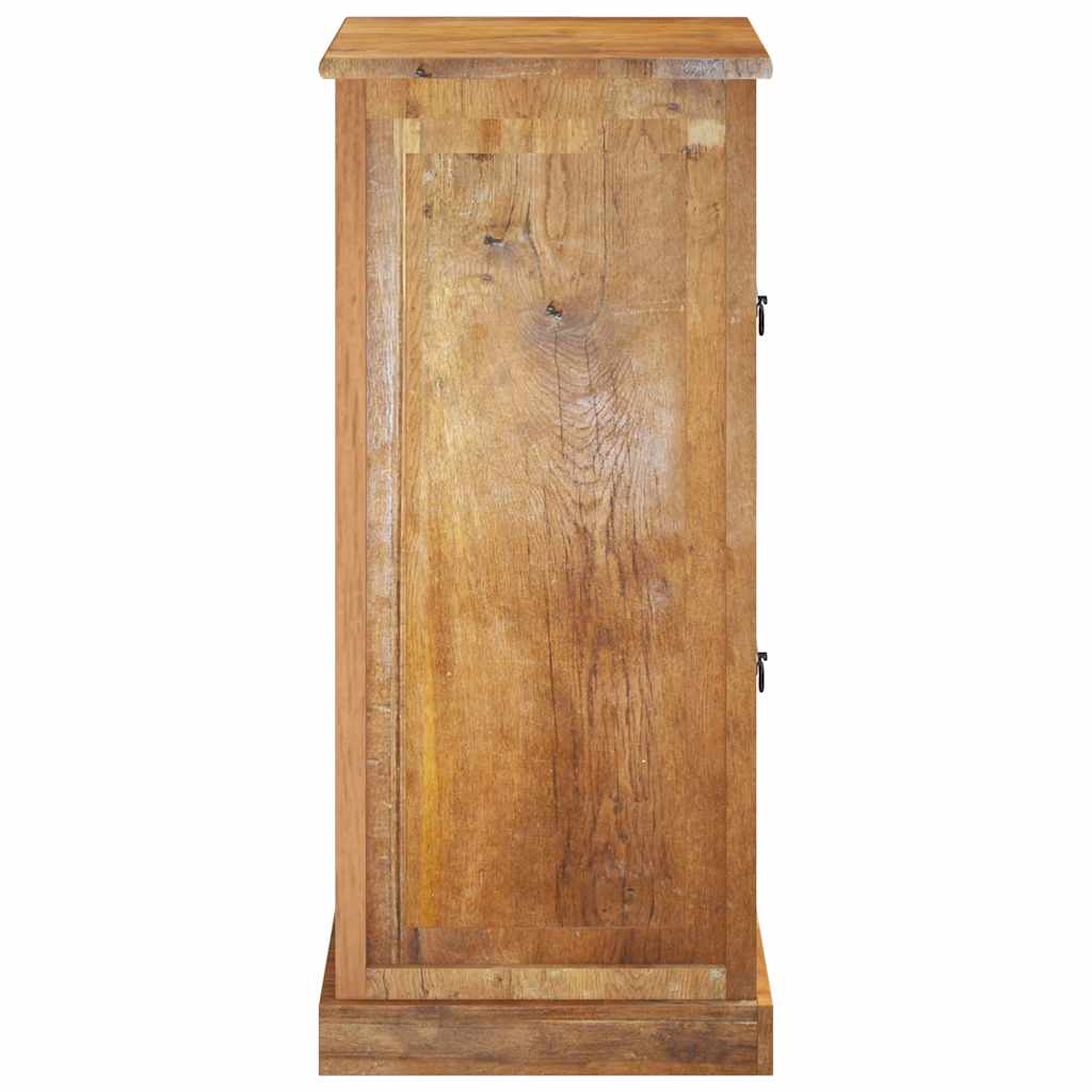 Shoe Cabinet with 4 Compartments and Drawer Reclaimed Wood Solid