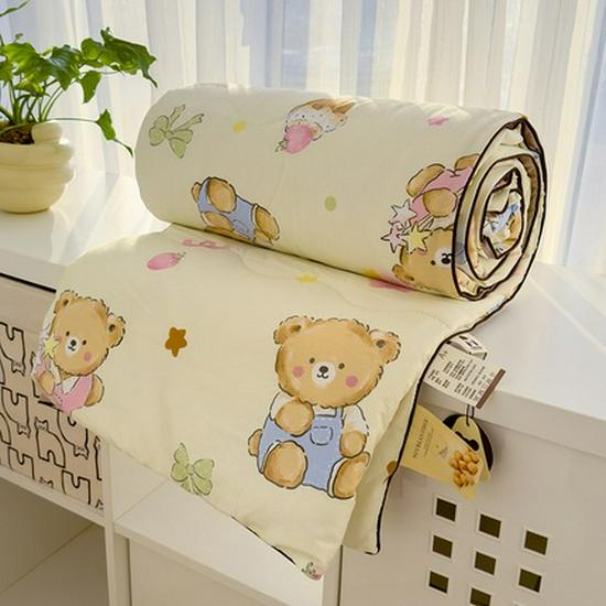 Class A Washed Cotton Soybean Fiber Gauze Quilt - Double Layer Summer Cool, Machine Washable