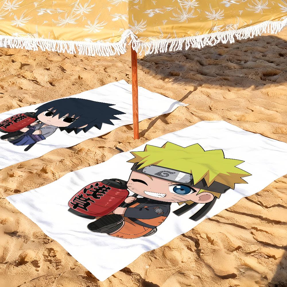 Anime N-NARUTO Sasuke Itachi Madara cute Quick Drying Beach Towels Are Suitable For Swimming Pools Camping Yoga And The Gym