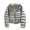 Women's Short Hooded Quilted Cotton Clothing Shoulder Sleeves Drawstring Hoop Winter Warm Top