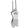 Golf Stainless Steel Folding Golf Metal Folding Golfer Turf Putter Front Fork Green Fork Turf Repair Tool BiKING! Fork, Fork, (Silver)