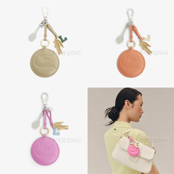 Lacoste L Charm Mirror Keyring Nf5229r56g C87 beige