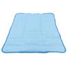 Pet Cooling Mat Breathable Folding Reusable Summer Self Cooling Cushion for Dogs Cats L Blue