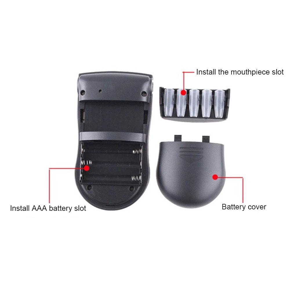 Portable Breathable Alcohol Digital LCD Display Driving Tester Breathalyzer Screen Detector for Personal & Professional Use