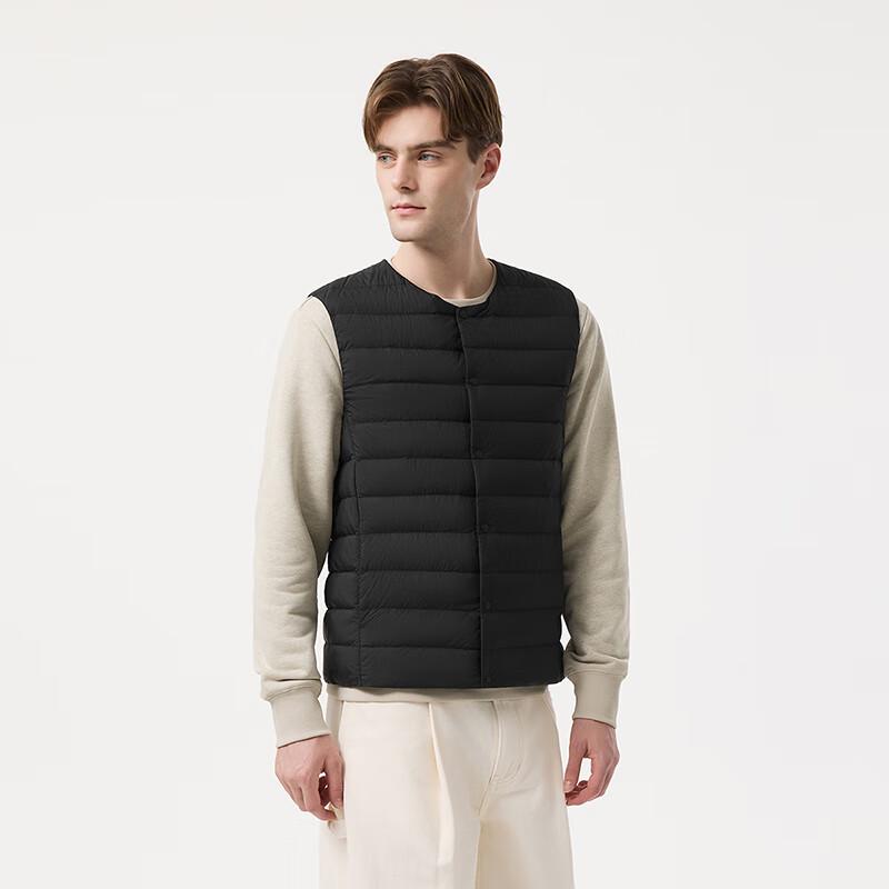 Tanboer Men's Collarless Warm Down Vest TA5330113A