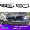 New Look Car Grille Grill Front Kidney Glossy 2 Line Double Slat For BMW 3 Series E90 E91 LCi 2009 2010 2011 2012 Car Styling Xet2