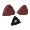 51pcs Multitool Sandpaper 80mm Triangular Sanding Pad 60 80 120 180 240 Grit Sanding Sheet Kit