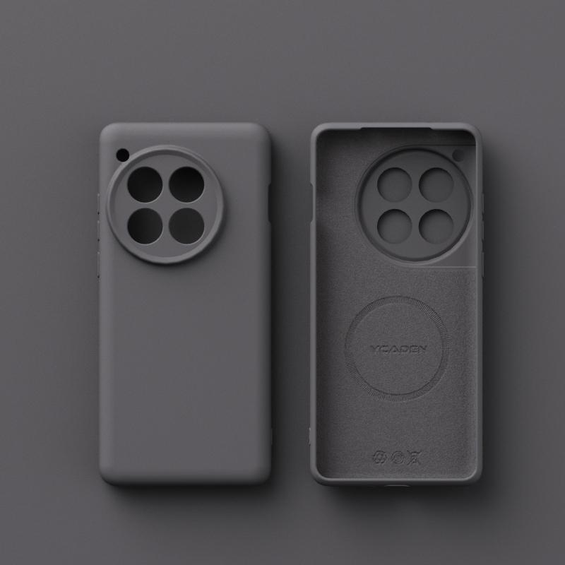 

Для беспроводной зарядки Magsafe Мягкий жидкий силиконовый чехол для телефона для Oneplus 13 13R 12 Магнитный тонкий защитный чехол-накладка For Oneplus 12