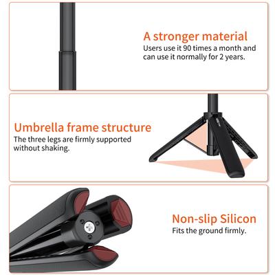 VRIG TP-08 Sports Camera Selfie Stick Tripod Stand Aluminum Alloy 51cm/20.1in Max. Height