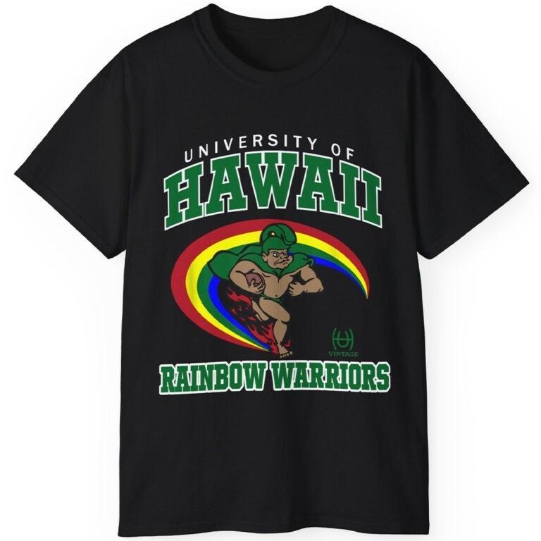 

Retro University Of Hawaii Rain/bow/Wa/rr wbr/ iors Unisex Tee S-5XL Unisex T-Shirt XXL