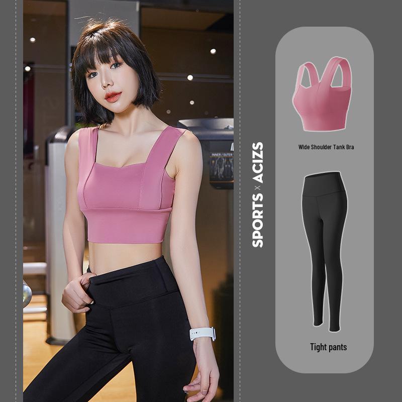 

Juyi Hall 2024 Women s High-Waisted Yoga Set: Slimming 3D Hip Line Tight Pants S