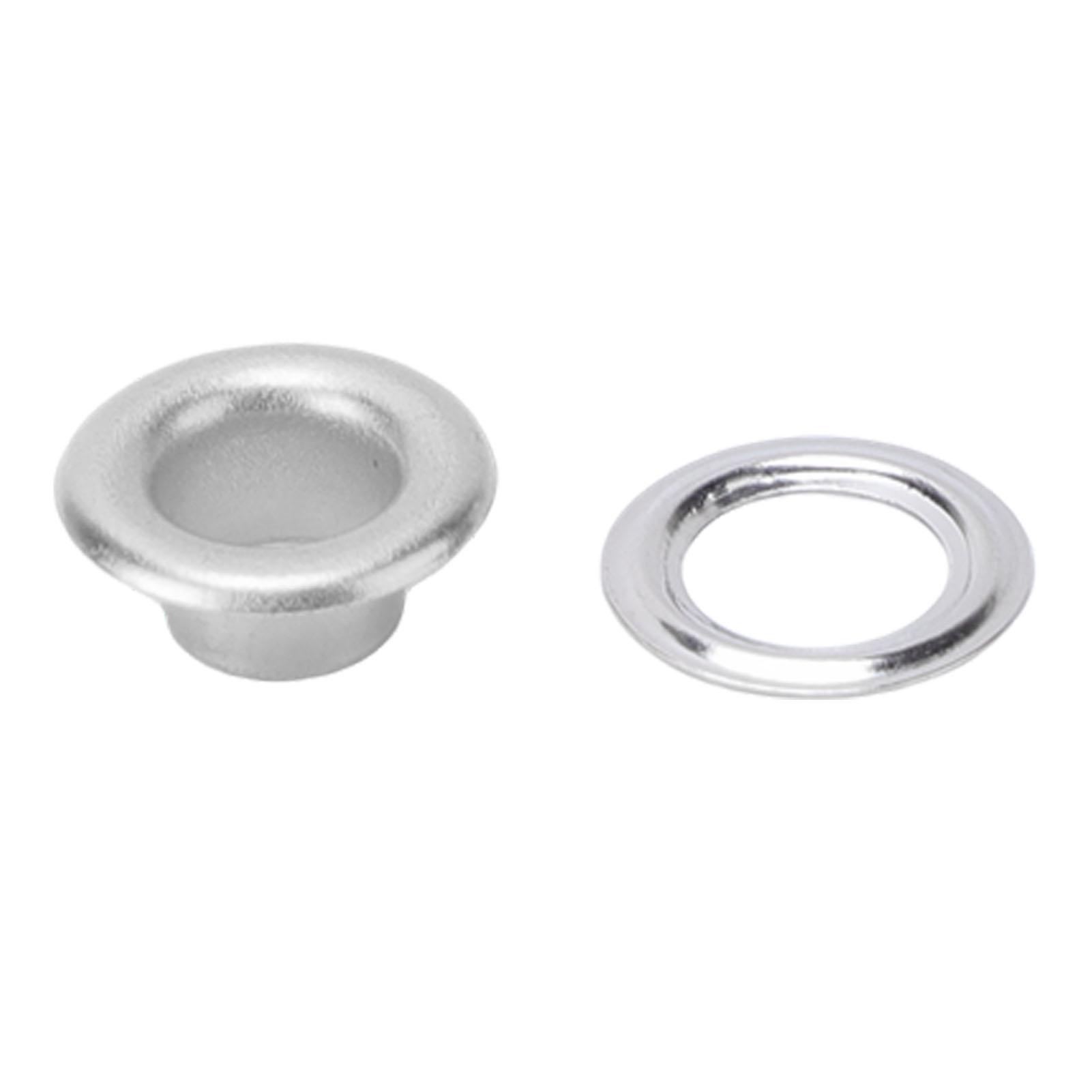 300 Sets 6mm s 201 Roestvrij Staal Oogjes s met Ringetjes voor Kleding Schoenen Tassen Riemen Portemonnees
