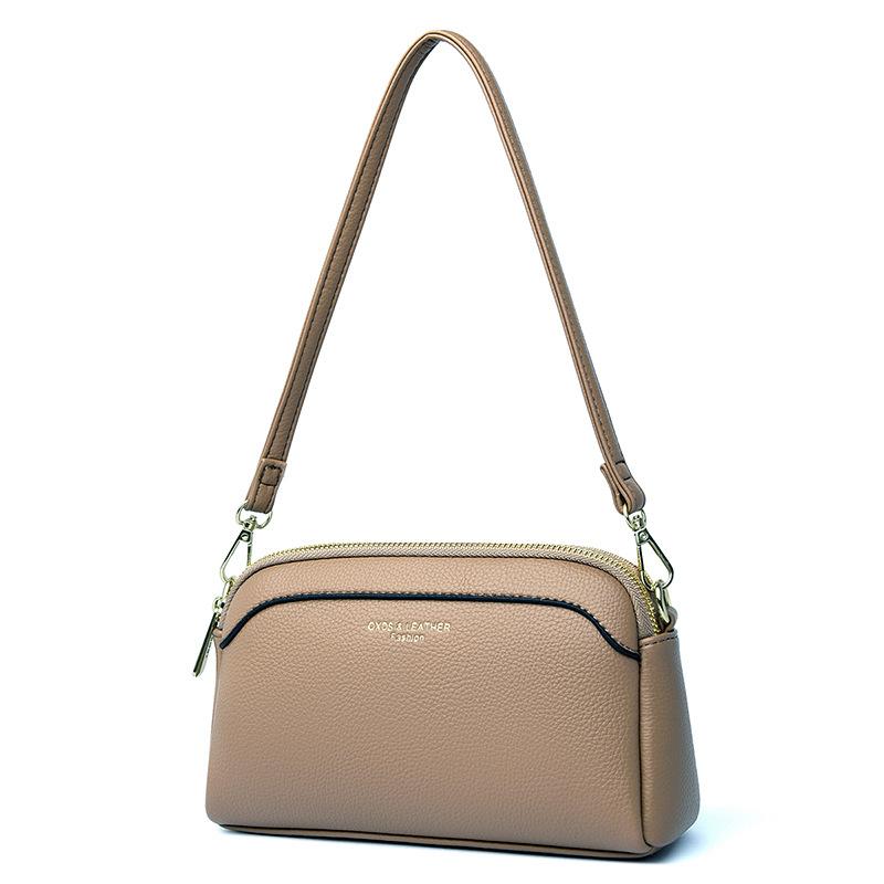 Nová kabelka do ruky Dámská luxusní měkká taška Čtyřsezónní univerzální malá čtvercová taška Niche Všestranná taška pro maminky Crossbody taška