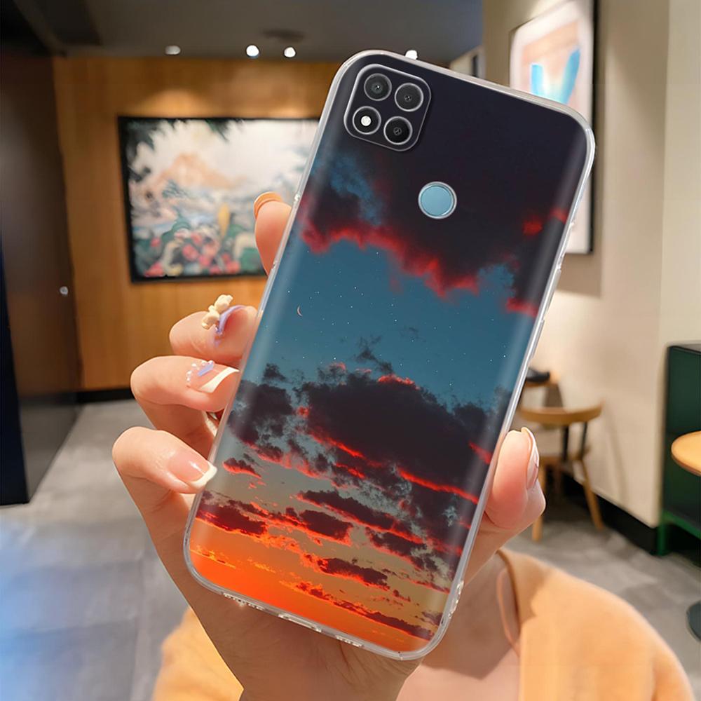 Pour Redmi 9C Coque Cœur Arrière Pour Xiaomi Redmi 9c Coque redmi9C Étuis de Téléphone Souples en Silicone TPU pour Redmi 9C NFC Fundas