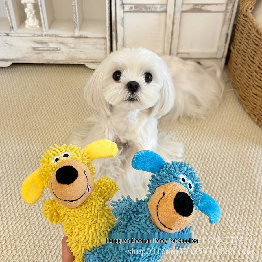 Cross-Border Cartoon Squeaky Dog Toys: Cute, Durable, Bite-Resistant, and Perfect for Play.