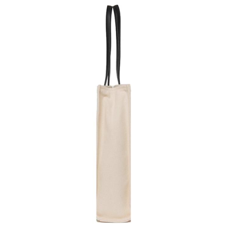 Bally Logo Magnetic Closure Fabric And Leather Tote Bag Women Tote Bags Natural 6307788