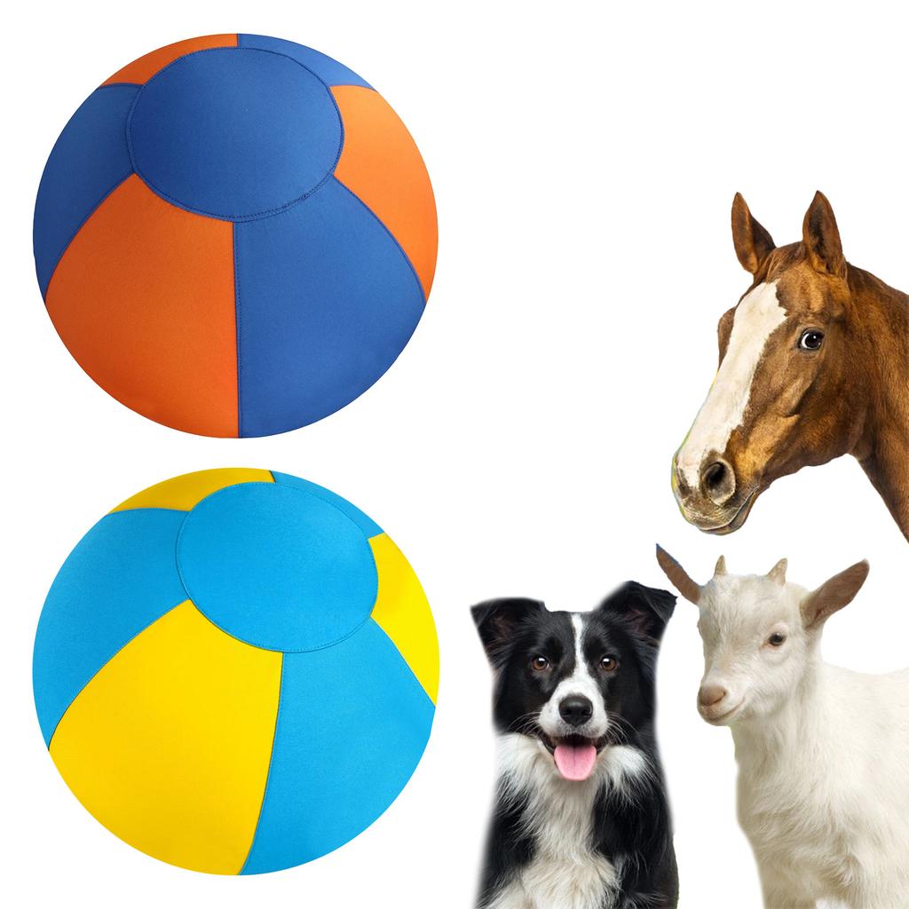 Herding Ball for Dogs with Protective Cover & Pump Interactive Dog Toy To Keep Them Busy Outdoor Training & Backyard Play