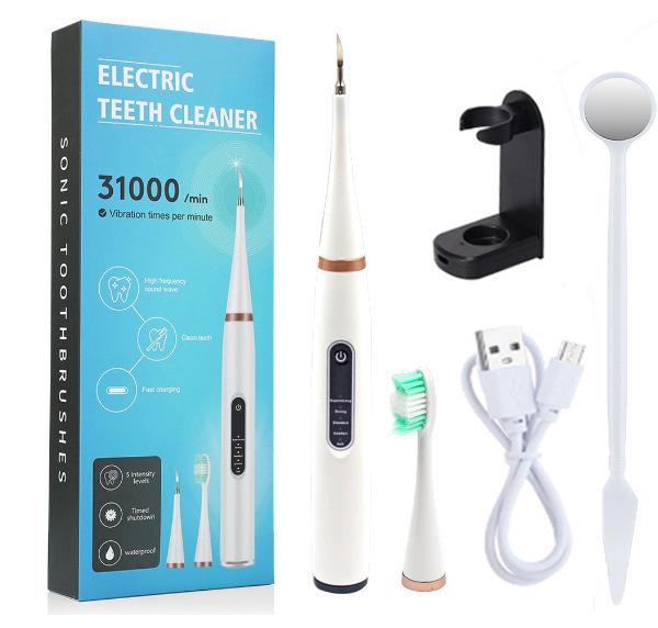 Ultrasonic 6-in-1 Electric Tooth Cleaner & Water Flosser