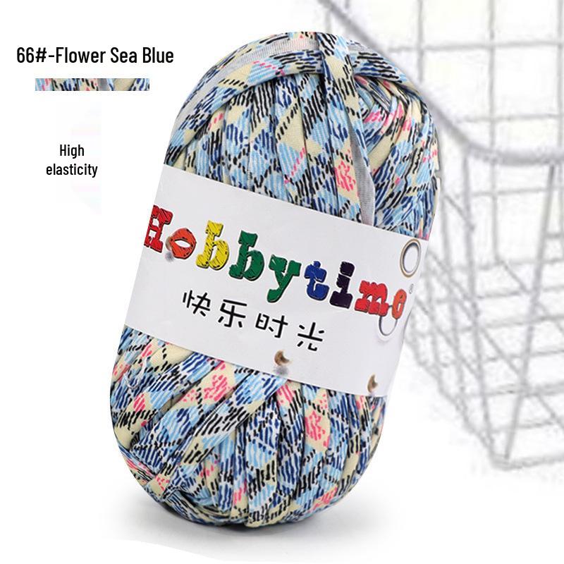Cloth Strip Yarn DIY Crochet Kit: Handmade Bag, Knitting Material for Cushions, Carpets, and Dolls