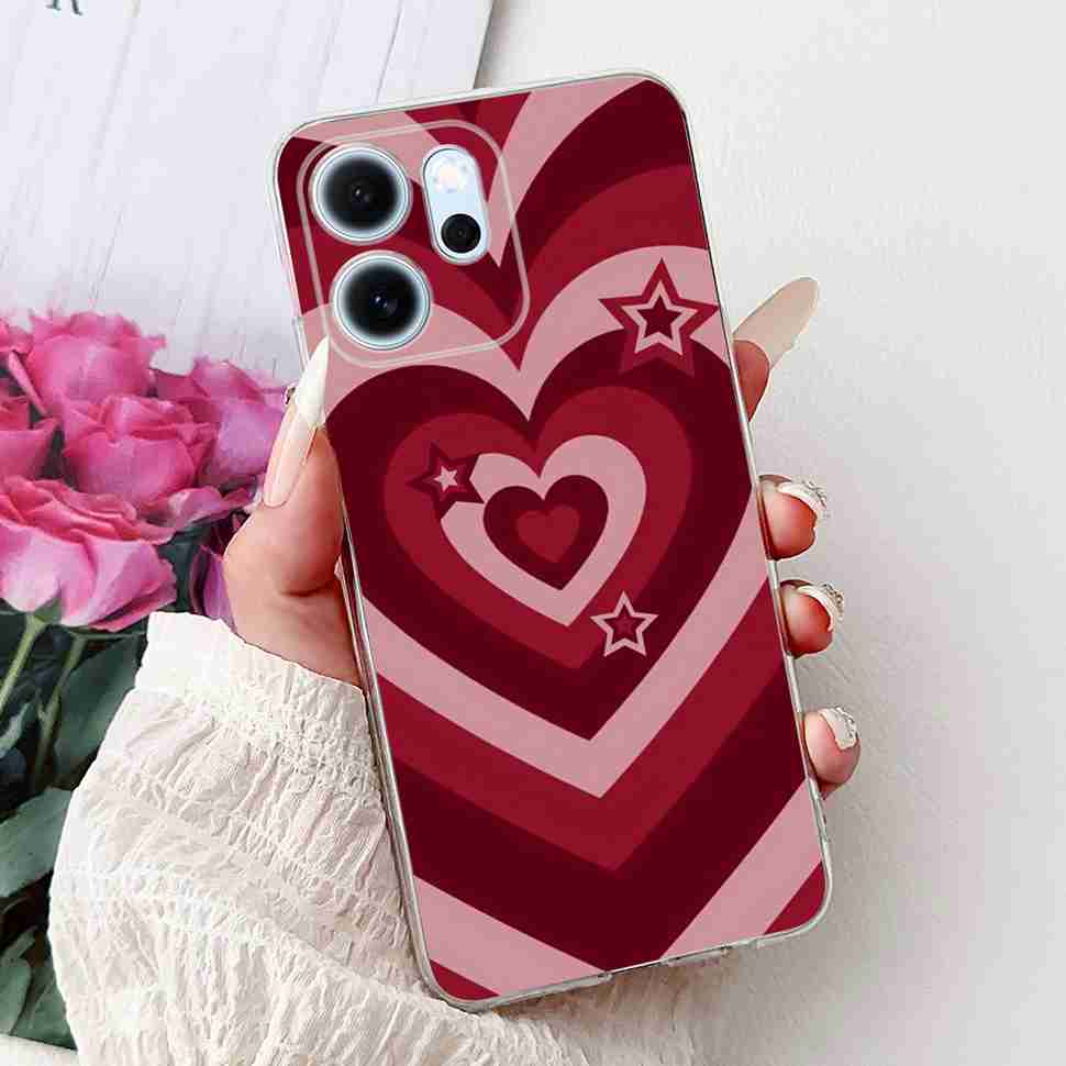 Für Oppo Reno14 F 5G CPH27436.57" Hülle Bunte Schmetterlingsblumen TPU Weiche Silikonhülle Für Oppo Reno 14 F RENO14F Handyhüllen