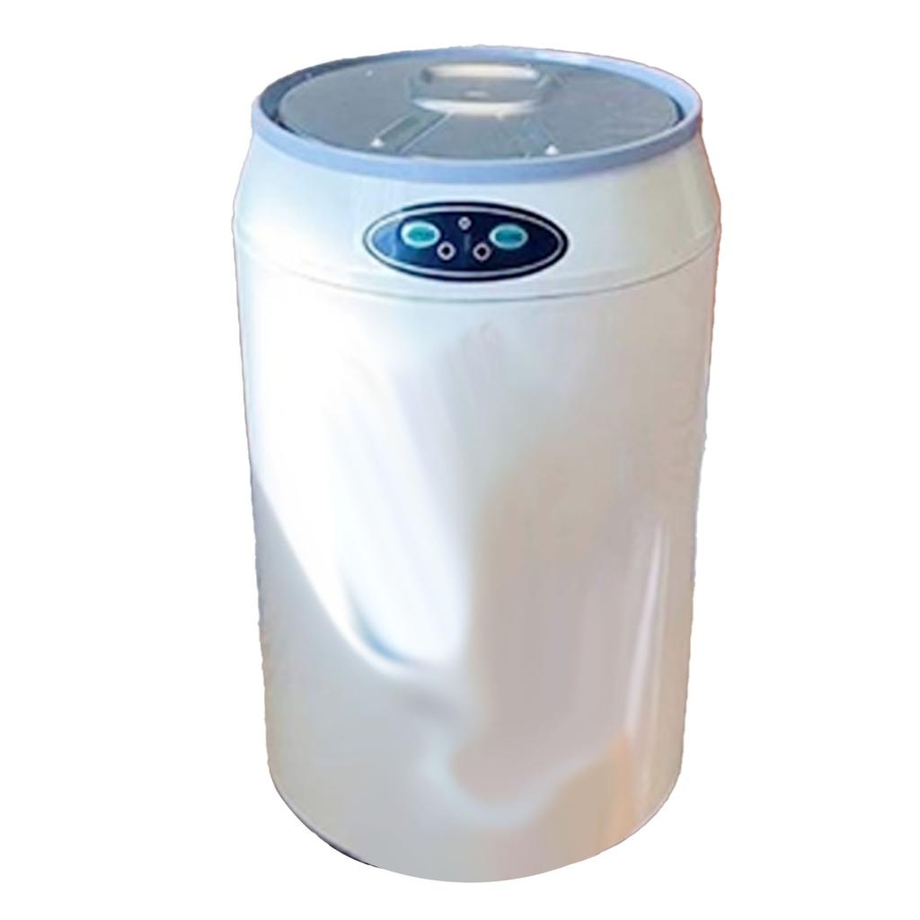 Smart Trash Can Stainless Steel Automatic Motion Sensor Large Capacity Waste Bin for Home Beige