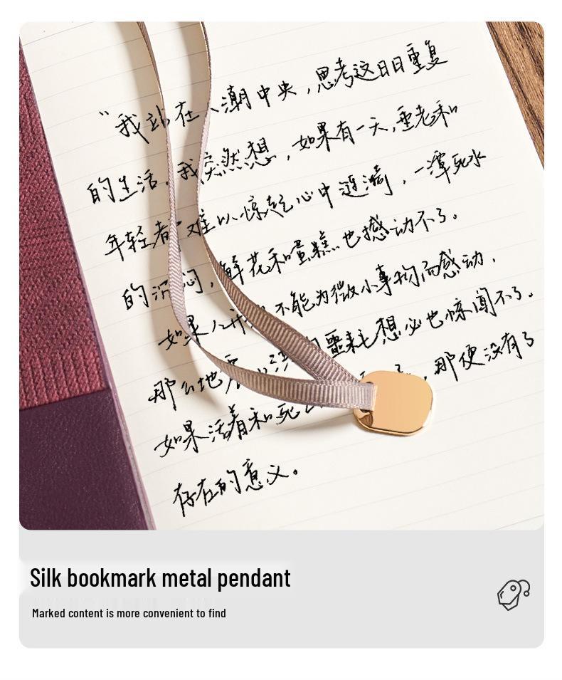 Custom A5 Leather Paperback Business Notebook with Logo Printing