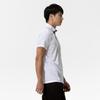 Mizuno New Model Polo Size L (2025) Button-Down Shirt, Moisture-Wicking, Quick-Drying, 32MAC180, White/Black,