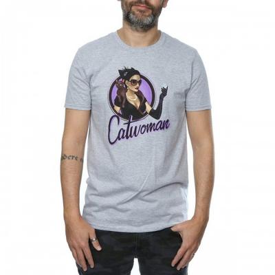 DC Bombshells Catwoman Heather T-shirt voor heren