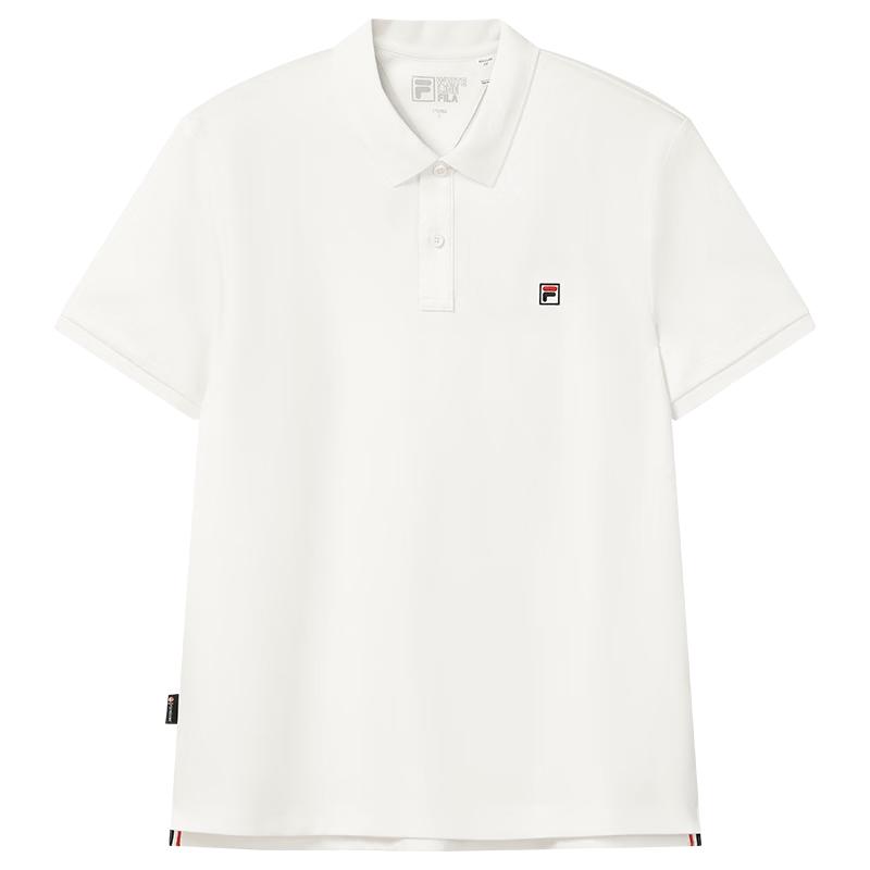 FILA Men's Short Sleeve Knit Polo Shirt