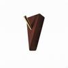 Wooden Wall Hook with Metal Peg | Modern Geometric Look, SpaceSaving Design, Oak Coat
