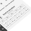 Pianonyckelklistermärke Elektronisk orgel Tangenter Genomskinlig Notation Klistermärke Dekoration