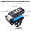 1-5PCS LED Bicycle Front Light High Brightness Bike Flashlight Dual Light Source Bicycle Head Light Bike Lamp for Night Riding