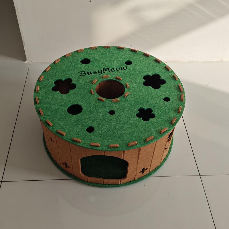 Cat Maze Tunnel & Nest: Sleep, Scratch, & Play Toy for Cats