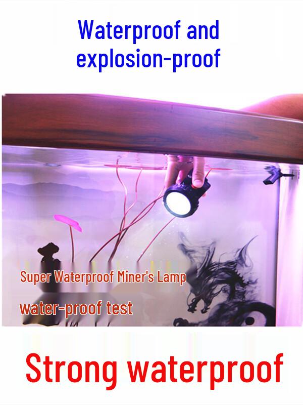 Mesailin Explosion-Proof Safety Helmet Headlamp for Miners