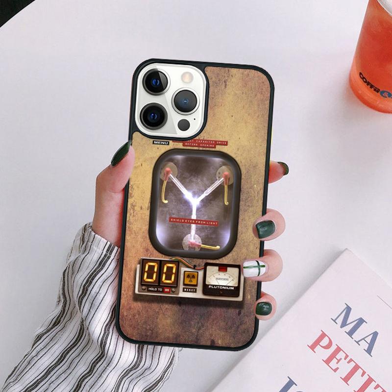 Back To the Future Flux Capacitor Phone Case For iPhone 14 13 12 16Pro Max 15 Mini  Plus X XS Max XR Cover Coque