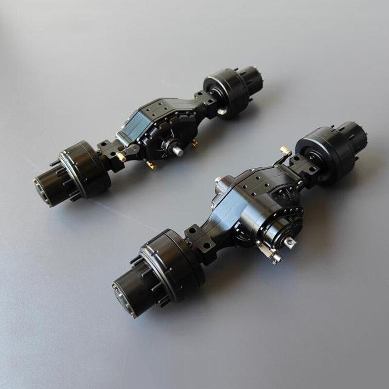 Assale Posteriore Power in Metallo Passante con Differenziale Bloccabile per Camion RC Trailer Tamiya 1/14 Scania R470 R620