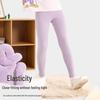 Kids' Plush Thermal Underwear Leggings