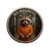 Alloy Trashed Panda Incident Challenge Coin Hilarious Challenge Funny Raccoons Drinking Emboosed Coin For Collection Gift