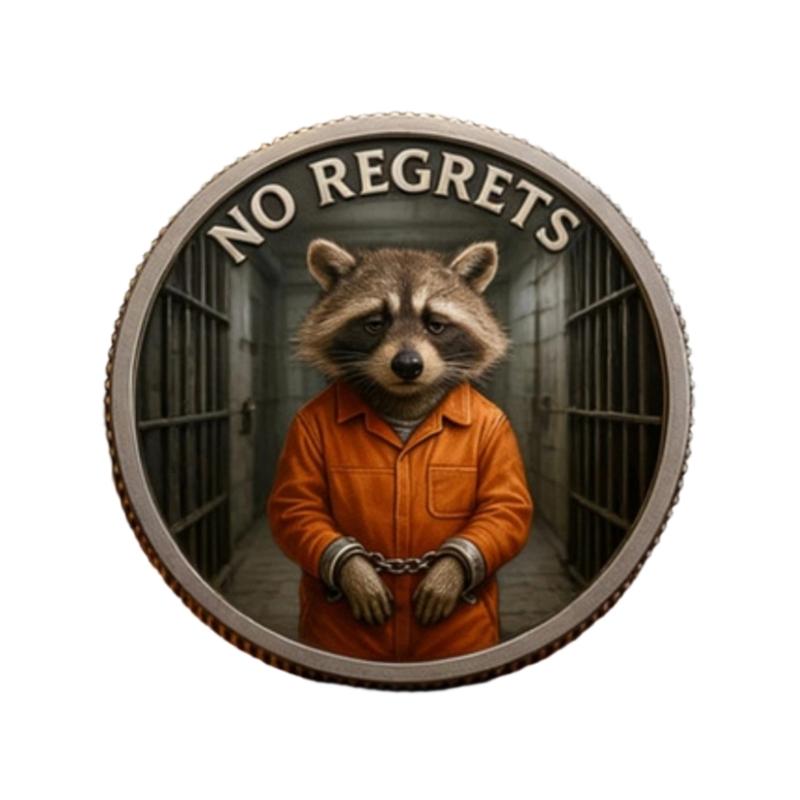 Alloy Trashed Panda Incident Challenge Coin Hilarious Challenge Funny Raccoons Drinking Emboosed Coin For Collection Gift