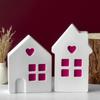 10 Cavities House Silicone Molds for Candle Soap Chocolate Home Decoration Cabin Silicone Candle Molds for Epoxy Resin