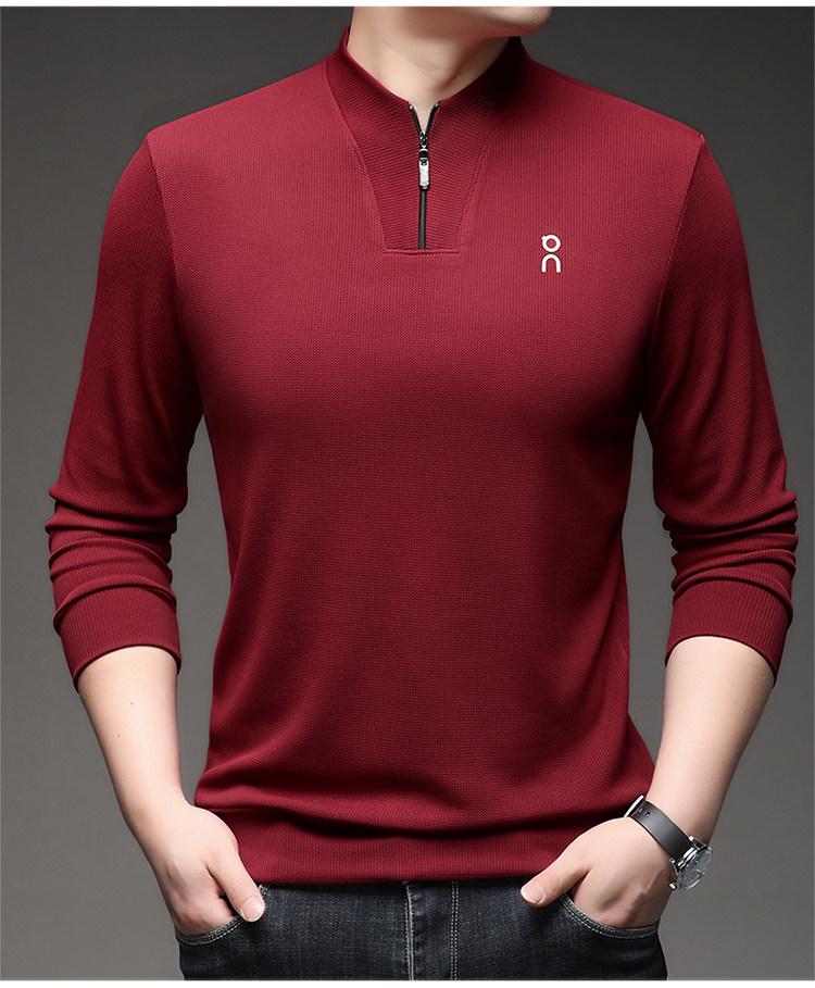 Woodpecker Herren Hoodie mit halbem Reißverschluss, Stehkragen und langen Ärmeln - Frühjahr/Herbst Kollektion 2025