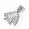 Cross-border Hip Hop Diamond Christmas Tree Pendant for Men